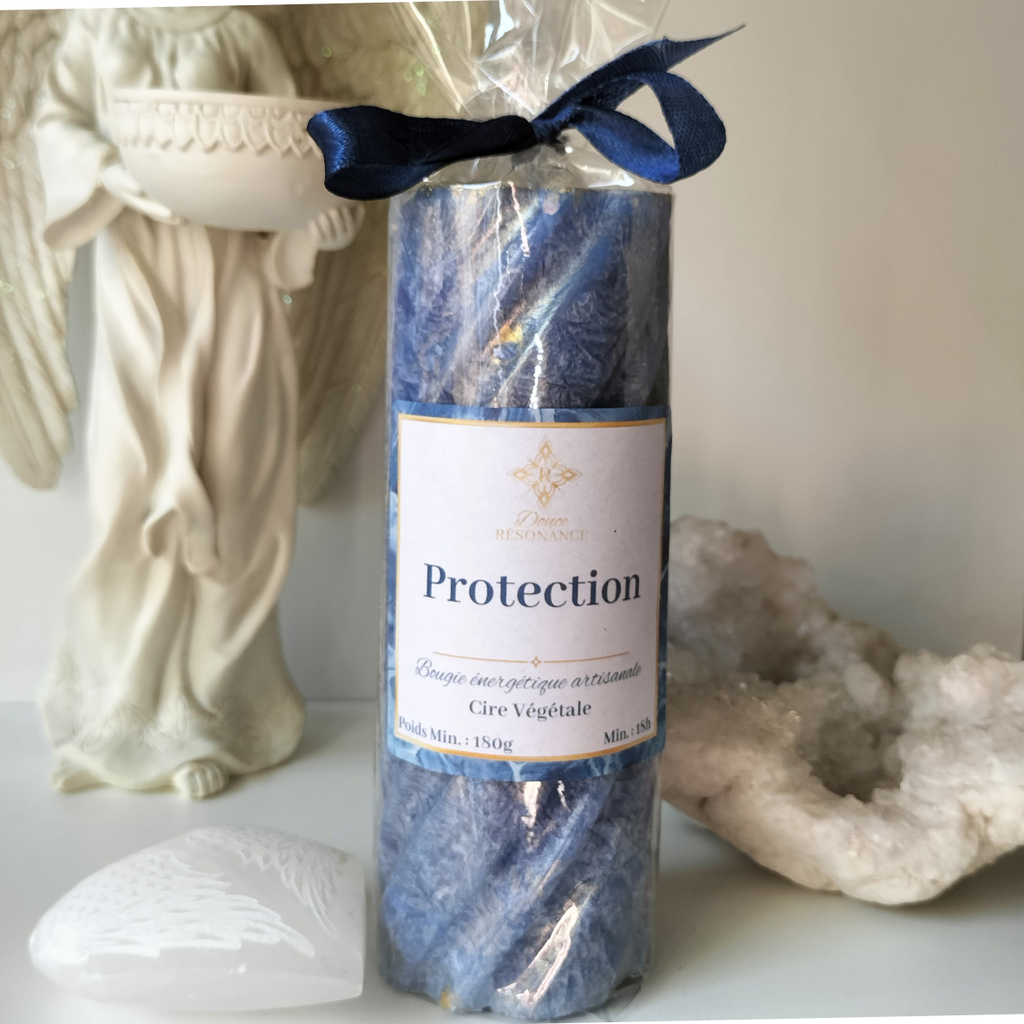 Protection - Bougie énergétique artisanale
